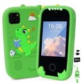 thumbnail image 1 of Inadays Kids Smart Phone for Boys Gifts - Toddler Christmas Birthday Gift for Age 3 4 5 6 7 8 Year Old, Kids Cell Phone Toy with Touchscreen, Dual Cameras, Learning,Mp3 Player,Games with 32 GB Card, 1 of 8