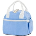 thumbnail image 1 of Inadays Lunch Box for Women, Insulated Lunch Bag Cute Corduroy Reusable Insulated Lunch Bags for Work Picnic or Travel, 1 of 8