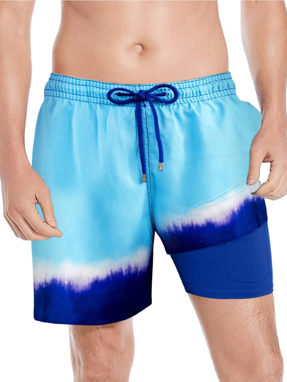 Inadays Men's Swim Trunks with Mesh Lining Quick Dry Sports Shorts