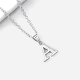 thumbnail image 1 of Inadays Silver Necklace for Women Name Necklaces for Women Silver Initial Necklaces for Women 925 Sterling Silver Personalized A-Z Dainty Gifts for Her Friends Lover Family, Letter A, 1 of 9