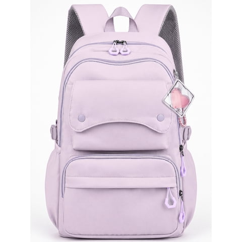 Inadays School Backpack, Large Capacity Bookbag for 15.6 Inch Laptop, Water-Resistant Cute Girlish Backpacks for Teen Adults Tween, Lightweight Travel Daypack for Primary Middle School College