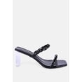 thumbnail image 1 of Inamorata Twisted Strap Mid Heel Sandals, 1 of 5