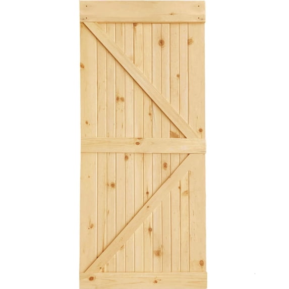 Inandouthome Barn Door DIY Kit K-Bar 83.5 in x 36 in