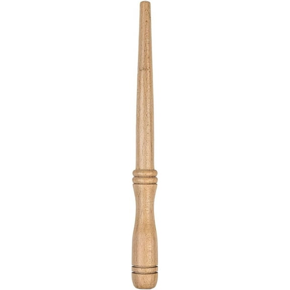 Inanosa Ergonomic Handle 11" Wooden Nostepinne Center Pull Yarn Ball Winder for Crocheting and Craft Yarn Weave | Knitting Supplies for Crochet Lovers - Adults and Beginners - Natural, 1 Pc