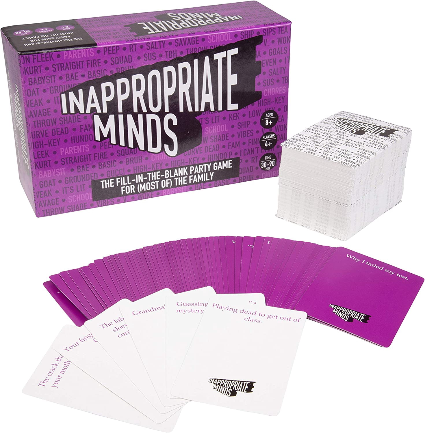 Inappropriate Minds Super Fun FillinTheBlank Party Game for (Most