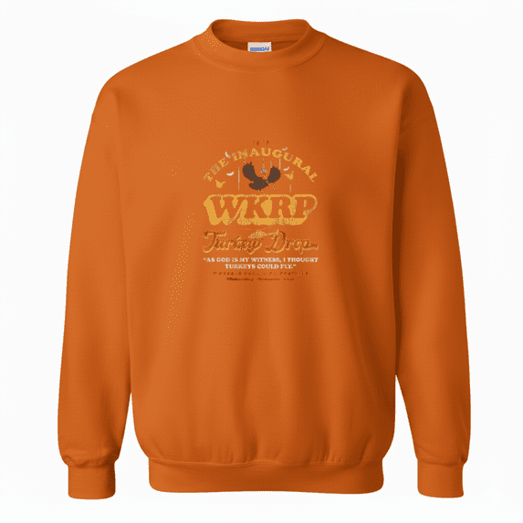 Inaugural Retro WKRP Turkey 1978 Drop Vintage Classic Sweatshirt, up to size 5XL