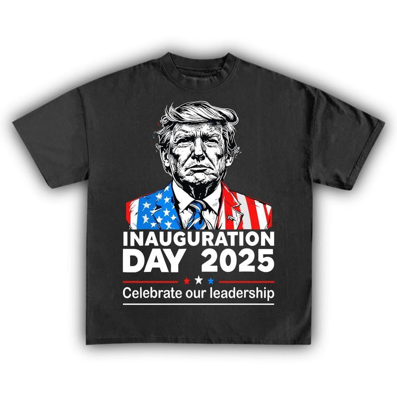 Inauguration Day 2025 Womens Cotton Maroon Short Sleeve Unisex