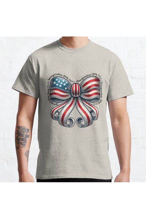 Inauguration Day , Bow, Coquette, American Flag Classic T-shirt