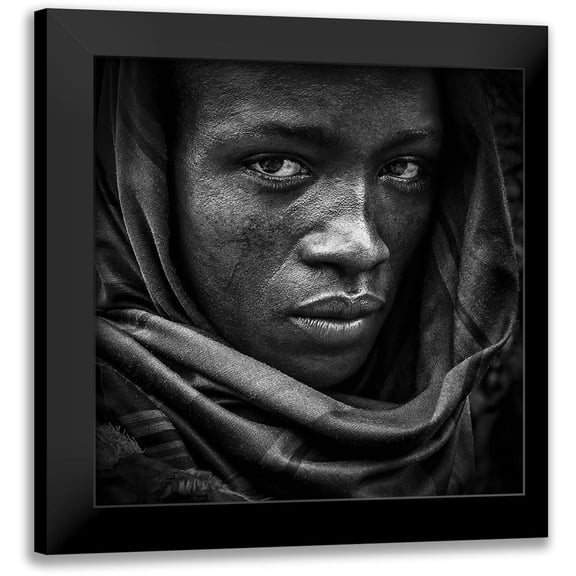 Inazio Kuesta, Joxe 15x15 Black Modern Framed Museum Art Print Titled - Untitled