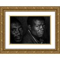 thumbnail image 1 of Inazio Kuesta, Joxe 24x18 Gold Ornate Wood Framed with Double Matting Museum Art Print Titled - Ethiopian Men., 1 of 4