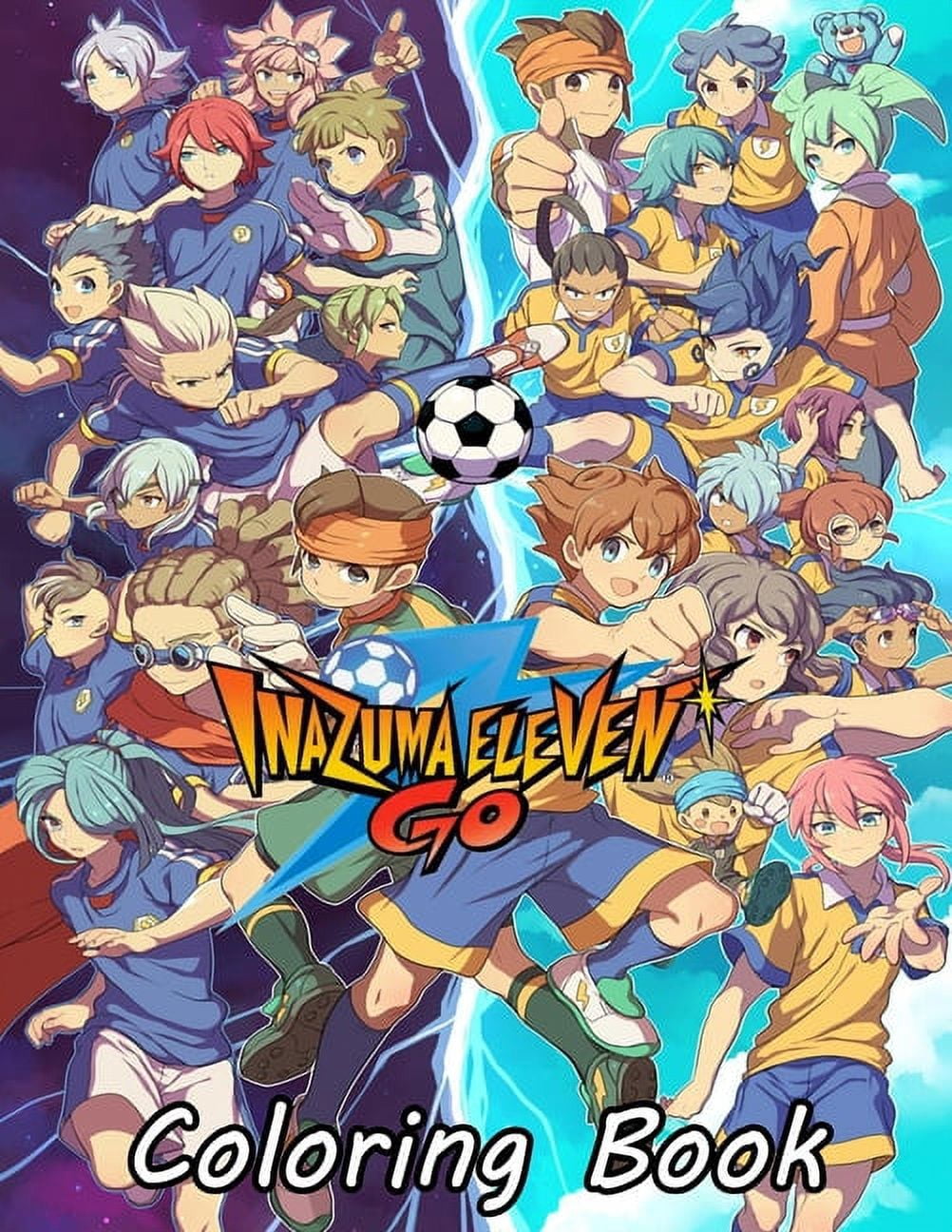 Inazuma Eleven Go Coloring Book (Paperback)