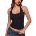 thumbnail image 1 of Inbarely Halterneck Tank Tops, 1 of 5