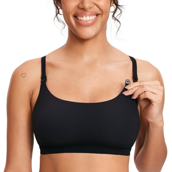 Inbarely Nursing Bras for Breastfeeding Soft Unlined Maternity Bralettes for Pregnancy and Postpartum