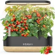 Inbloom Hydroponic Growing System 10 Pods, Indoor Herb Garden with LED Full Spectrum Grow Light, Water Lack Alarm, Automatic Timer, Height Adjustable, Ideal Gardening Gift for Women