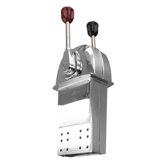 Inboard Boat Dual Lever Control Handle, Top Mount, Aluminum, Throttle and Shift, Left/Right, Boxed Packaging