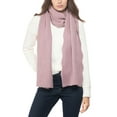 thumbnail image 1 of Inc Chevron Knit Muffler Scarf, Dark Pink, 1 of 1
