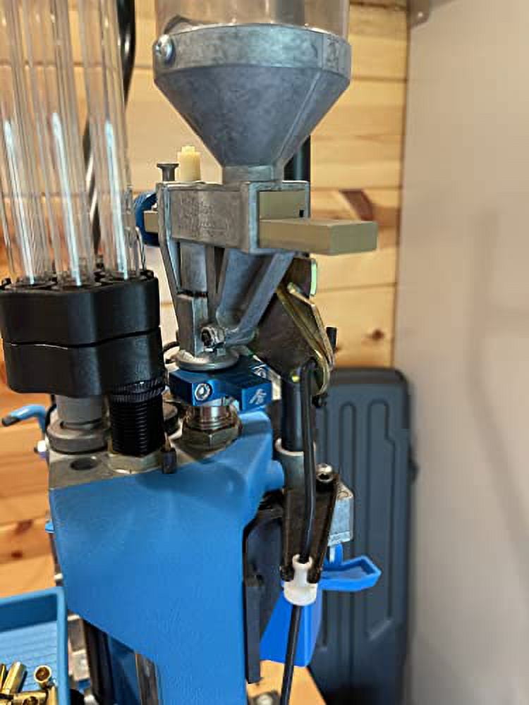 Inc. Dillon Quick Disconnect Clamp for Dillon Powder Measure Blue
