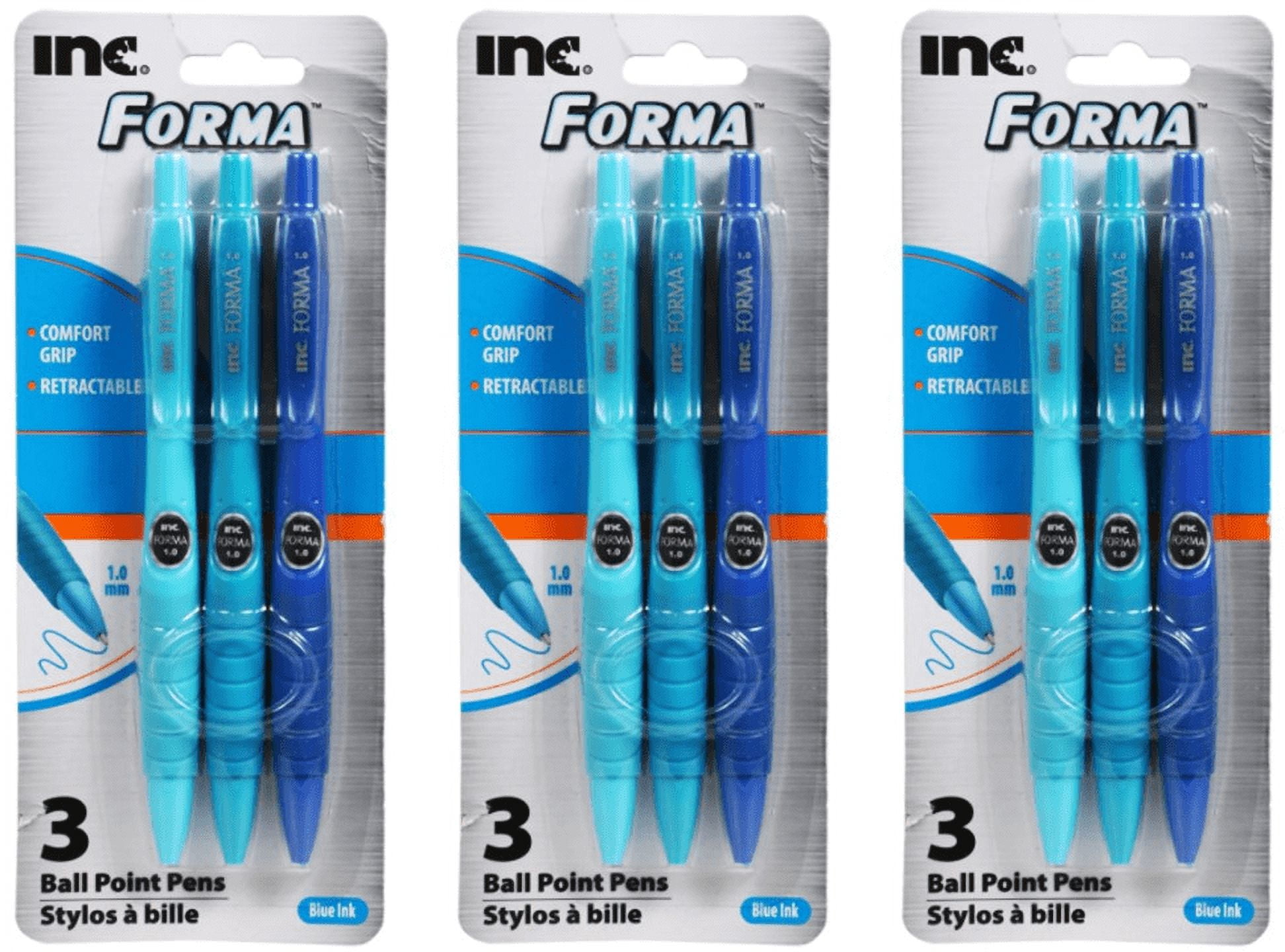 La Morsa Fancy Pens- Set Of 3 Blue Ink Motivational Ballpoint Pens