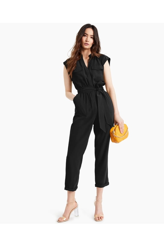Belted Jumpsuit Deep Black 8