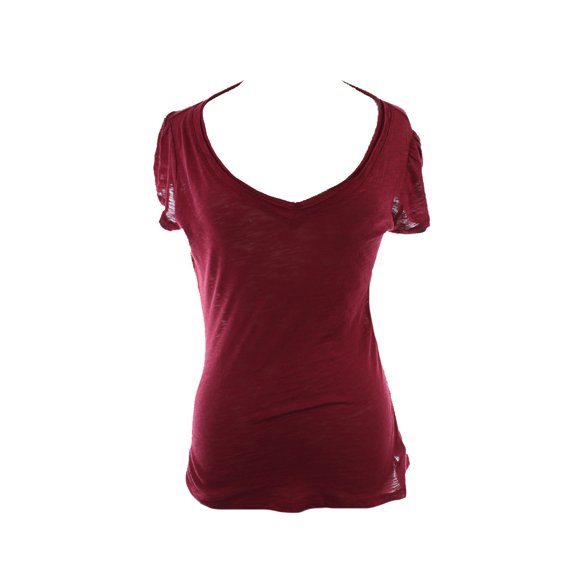 Inc International Concepts Glazed Berry Short-Sleeve V-Neck Tee S