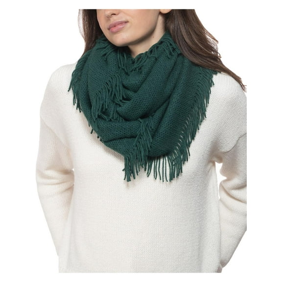 Inc International Concepts Solid Raschel Loop Scarf, One Size, Green