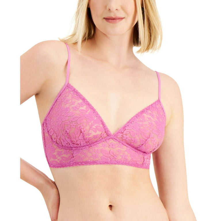 Inc International Concepts Women's Lace Bralette Pink Size Small