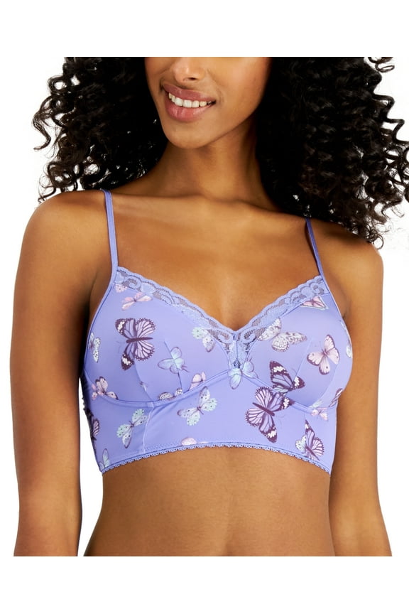 Women's Lace-Trim Bralette, Created for Macy's