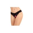 thumbnail image 1 of INC International Concepts Womens Lace Trim Thong Underwear V Day Floral B 2XL, 1 of 1