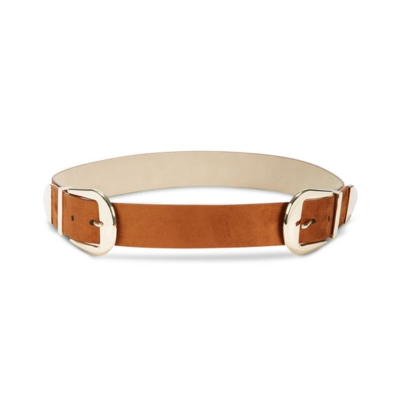 Inc International Concepts Womens Clean Double Buckle Belt