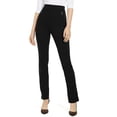 thumbnail image 1 of Inc International Concepts Womens Petite High-Rise Zip-Pocket, Black, Size 6, 1 of 3