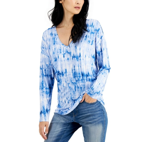 Inc International Concepts Womens Tie-Dyed Tunic Julia Dye A S