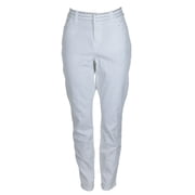 Inc International Concepts Womens White Silver Studded White Skinny Jeans 14