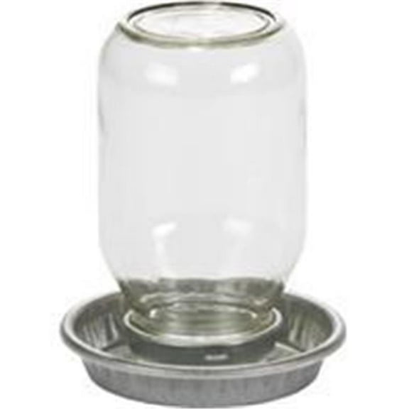 Inc P-Mason Jar Baby Chick Waterer- Clear 1 Quart MJ9826