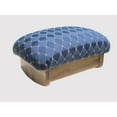 thumbnail image 1 of Inc. Rocking Padded Foot Stool 7" Tall Maple Stain (Made in The USA) (Rhapsody Blue), 1 of 5