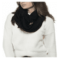 thumbnail image 1 of Inc Solid Raschel Loop Scarf, Black, 1 of 2