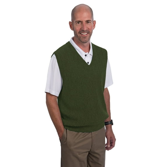 Inca Fashions - 100% Alpaca Golf Sweater Vest for Men in Many Colors