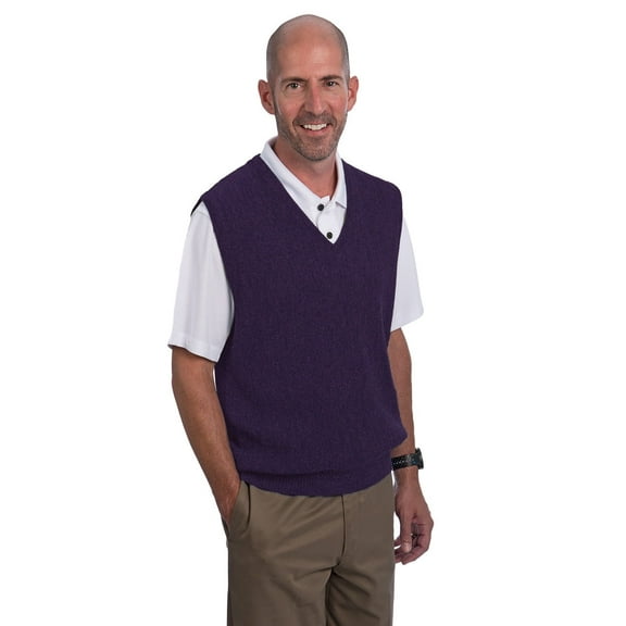 Inca Fashions - 100% Alpaca Golf Sweater Vest for Men in Many Colors