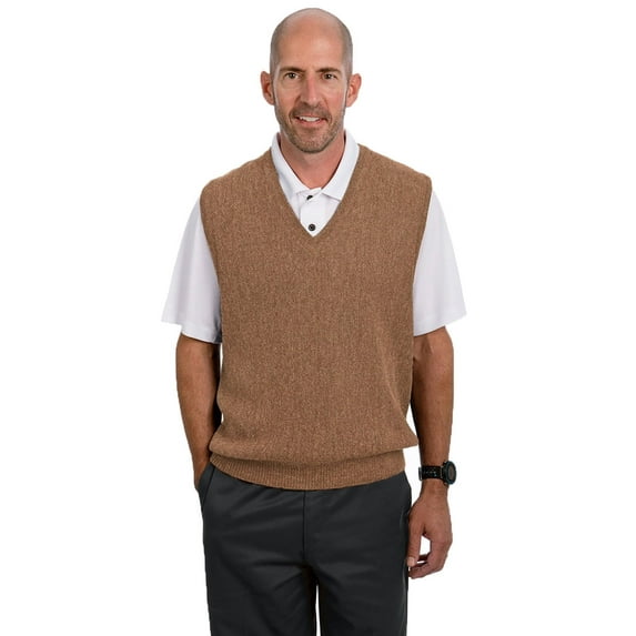 Inca Fashions - 100% Alpaca Golf Sweater Vest for Men in Many Colors