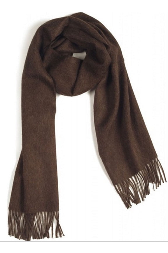 -100% Pure Luxury Baby Alpaca Wool Scarf for Men & Women - In Natural Colors