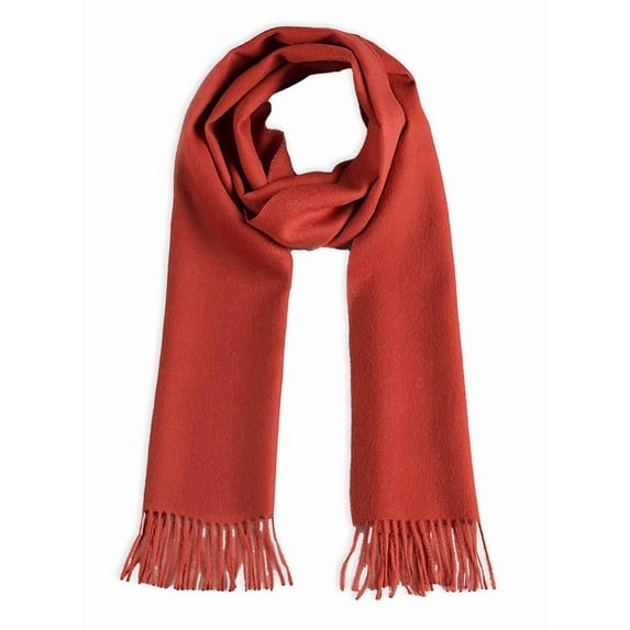 Inca Fashions - Classic Alpaca Scarf for Men & Women – Timeless Unisex Winter Scarf | Asian Pear