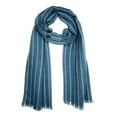 thumbnail image 1 of Inca Fashions - Baby Alpaca Pinstripe Scarf for Women & Men – Hand-Loomed, Lightweight & Soft Winter Accessory – Elegant Cold Weather Wrap with Eyelash Fringe, 1 of 4