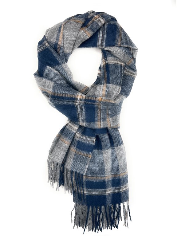 - Bushwick Tartan Alpaca Scarf 100% Baby Alpaca, Super Soft, Lightweight & Warm Classic Plaid Winter Scarf for Men & Women