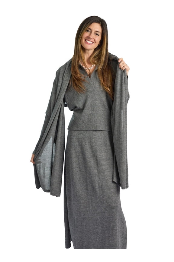 - Luxury Baby Alpaca Travel Wrap – 100% Baby Alpaca Wool | Ultra-Soft Shawl, Oversized Scarf & Cozy Layer for Women | Lightweight, Breathable & Hypoallergenic