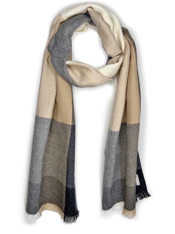 - Luxury Baby Alpaca Wool Scarf Hand-Loomed in Peru Ultra-Soft, Lightweight Winter Scarf with Eyelash Fringe Unisex, Water-Repellent, Sustainable Cold Weather Accessory (12 x 78)