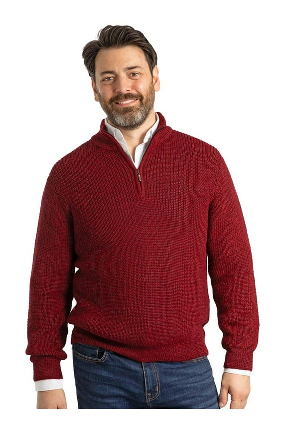 - Men’s Alpaca 1/4 Zip Pullover Sweater – Soft, Warm & Breathable Knit – Classic Casual Style with Premium Insulating Alpaca Wool – Lightweight, Itch-Free Cold Weather Sweater