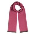 thumbnail image 1 of Inca Fashions - Micro Chevron Pattern Pure Alpaca Wool Scarf with Eyelash Fringe For Men and Women, 1 of 3