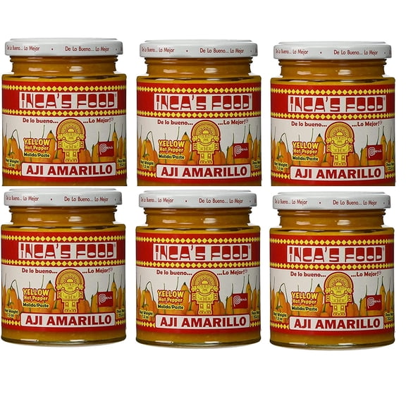 Inca's Food Aji Amarillo Paste 7.5 Oz - (6-pack)