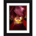 thumbnail image 1 of Incado 11x14 Black Ornate Wood Framed with Double Matting Museum Art Print Titled - Red Flower, 1 of 4