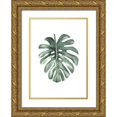 thumbnail image 1 of Incado 11x14 Gold Ornate Wood Framed with Double Matting Museum Art Print Titled - Water Leaf, 1 of 4