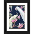thumbnail image 1 of Incado 17x24 Black Ornate Wood Framed with Double Matting Museum Art Print Titled - Paradis Birds II, 1 of 4